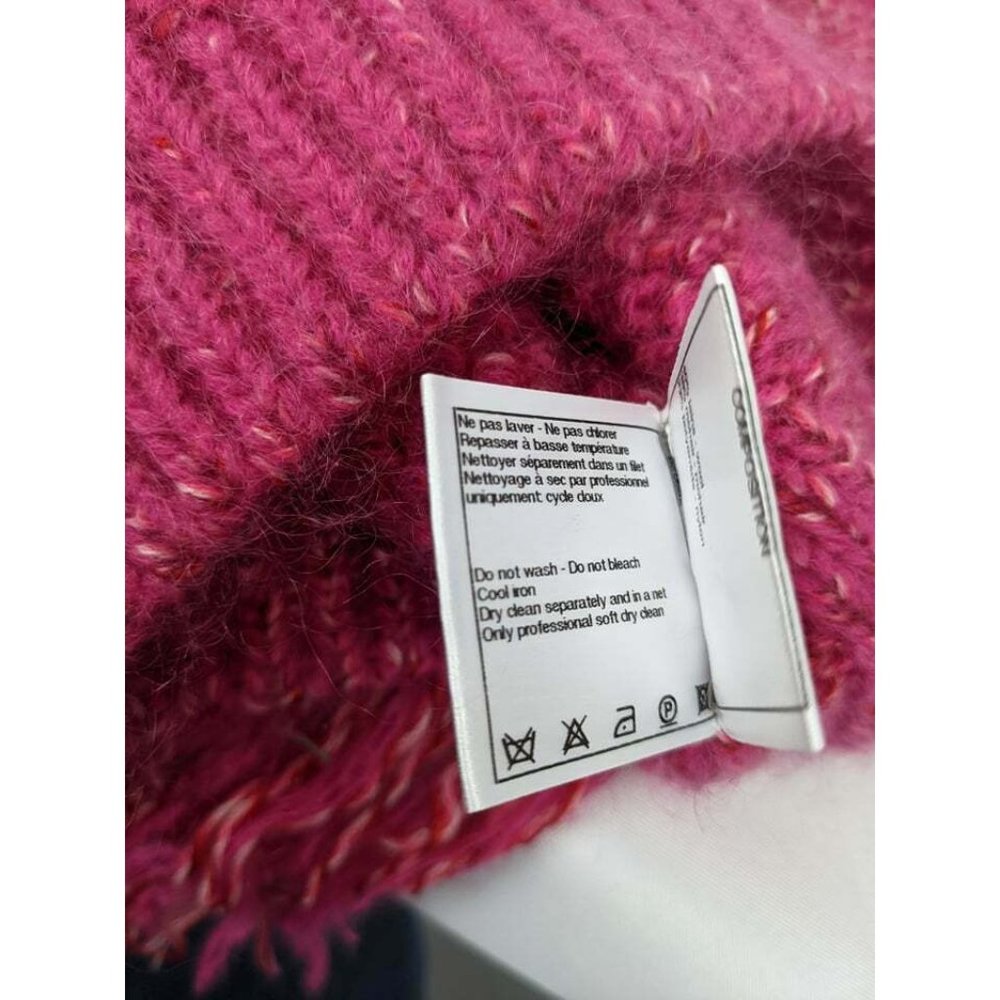 Chanel Hot Pink Luxurious Wool Mohair Blend Knit Hat Scarf Set - Picture 8 of 10